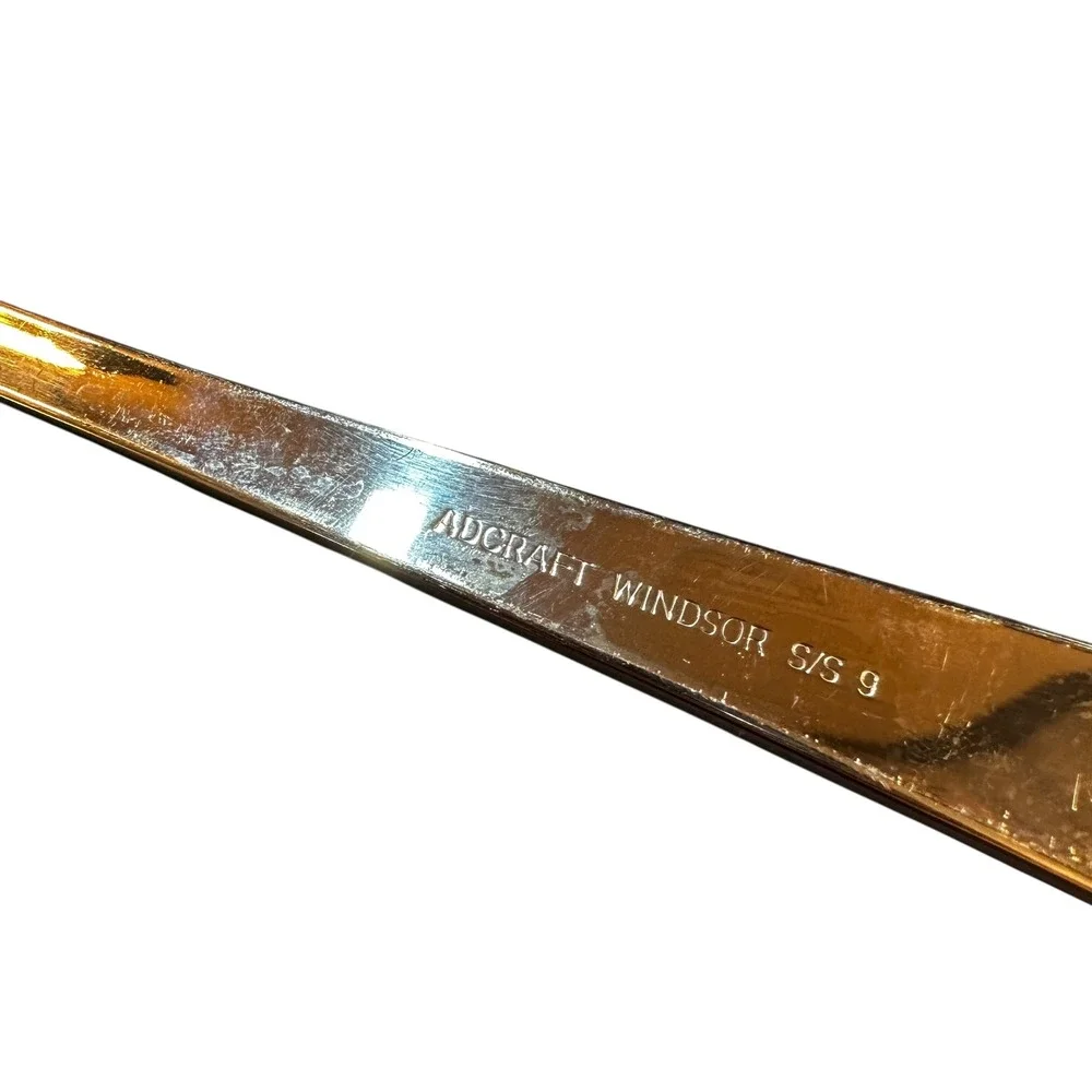 Adcraft Windsor Stainless Steel Serving Spoon Long Round Bowl Silver‎ Utensil